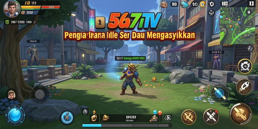 Screenshot gameplay 567TV menampilkan momen seru dalam permainan Idle.