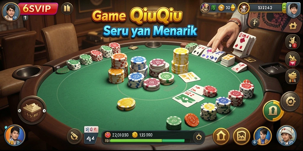 Screenshot gameplay QiuQiu di 6SVIP yang seru dan menarik.