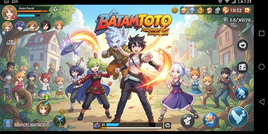 Tampilan gameplay menakjubkan dari BATAMTOTO yang penuh warna.