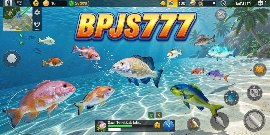 Tampilan gameplay seru dari game Tembak Ikan BPJS777.
