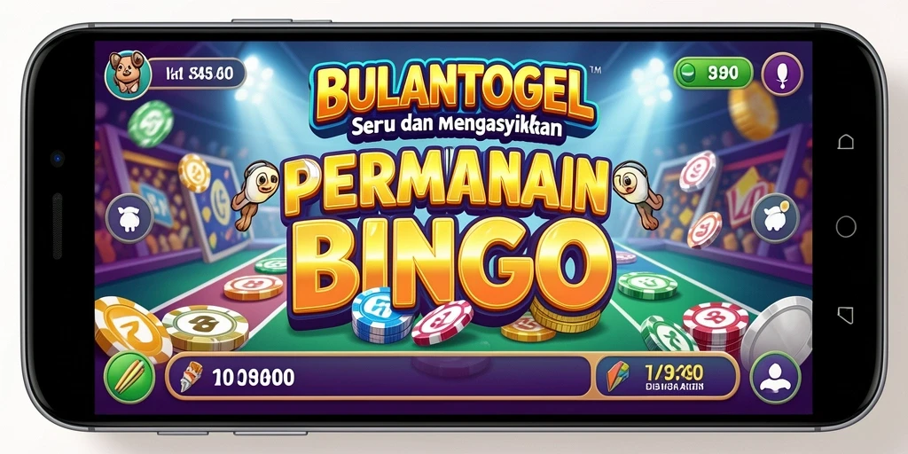 Tampilan gameplay menarik dari BULANTOGEL dengan suasana Bingo.