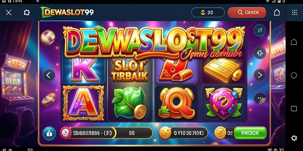 Tampilan gameplay menarik DEWASLOT99 yang penuh warna.