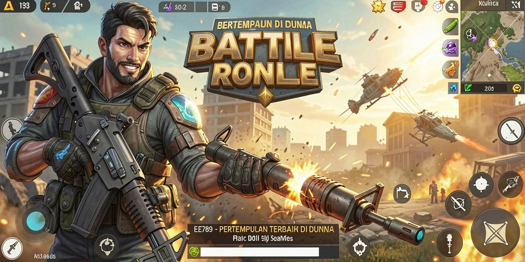 Gameplay seru di pertempuran EE789 dengan banyak pemain.