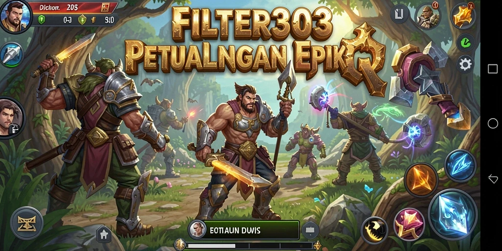 Tampilan gameplay FILTER303 yang luar biasa dan seru.