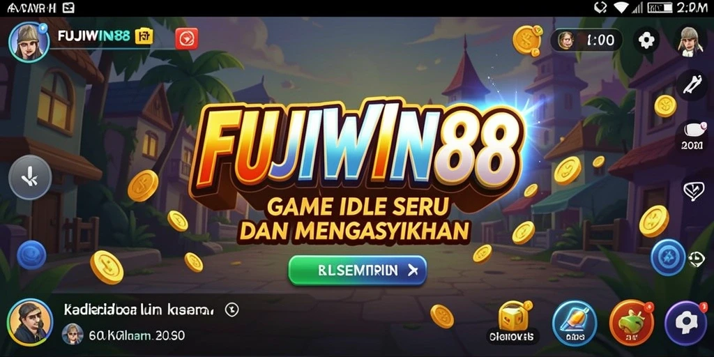Tampilan gameplay menarik dari FUJIWIN88 sebagai game Idle.