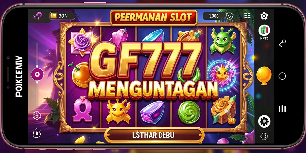 Tangkapan layar gameplay Slot GF777 menampilkan putaran menang yang seru.