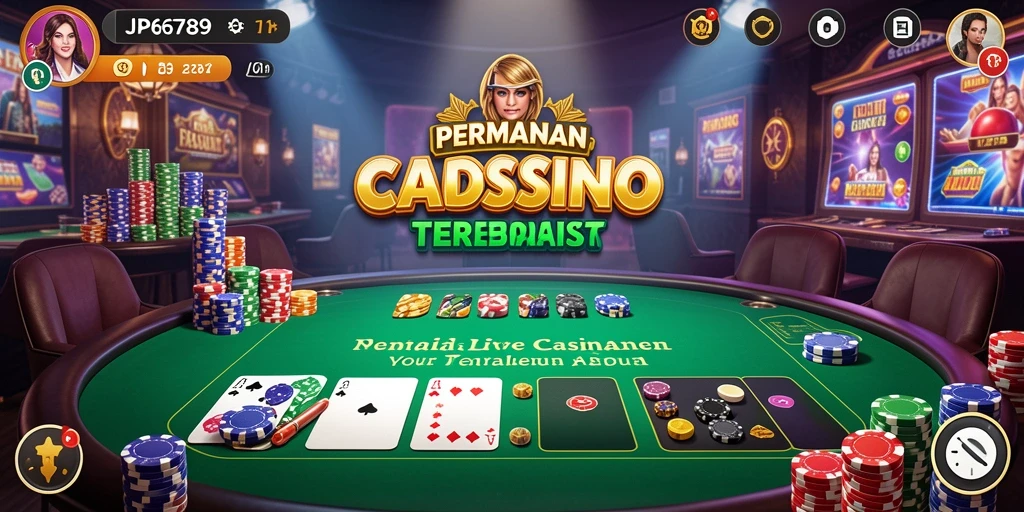 Tampilan seru gameplay Live Casino JP6789 dengan dealer profesional.