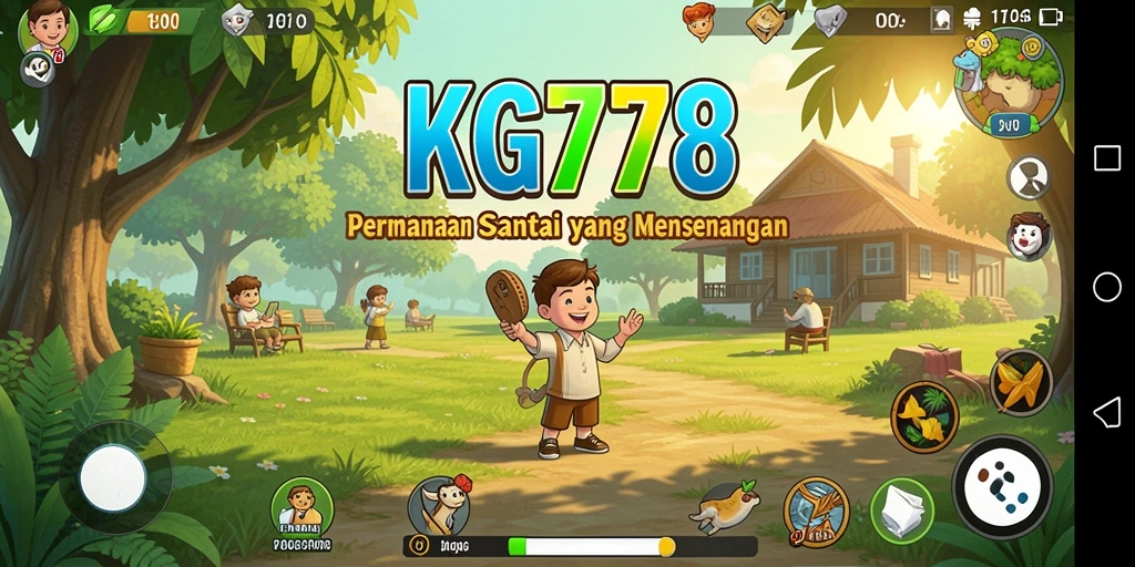 Tampilan gameplay KG778 yang penuh warna dan seru.