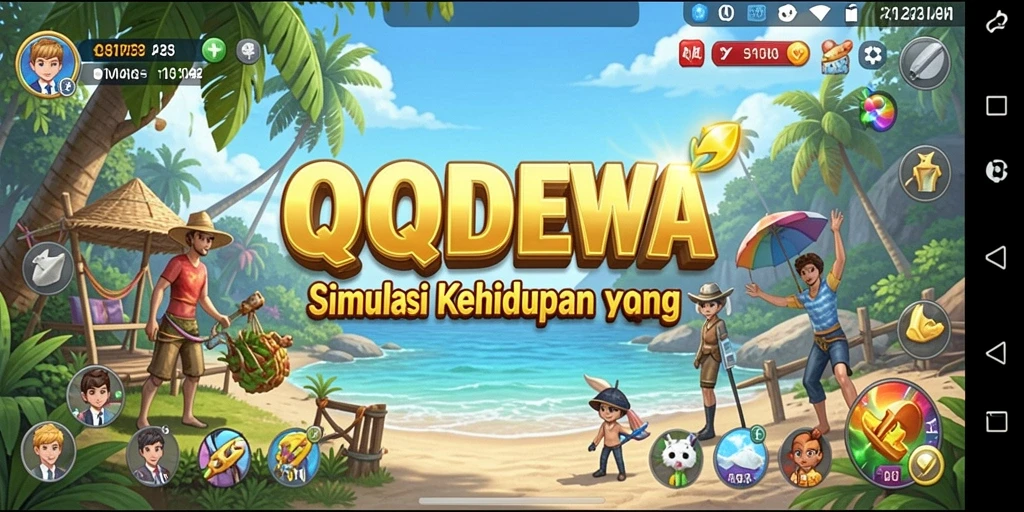 Gameplay QQDEWA yang menarik dengan berbagai aktivitas interaktif.