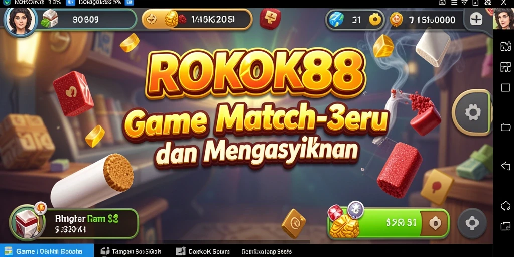 Gameplay menarik dengan tantangan mencocokkan simbol.
