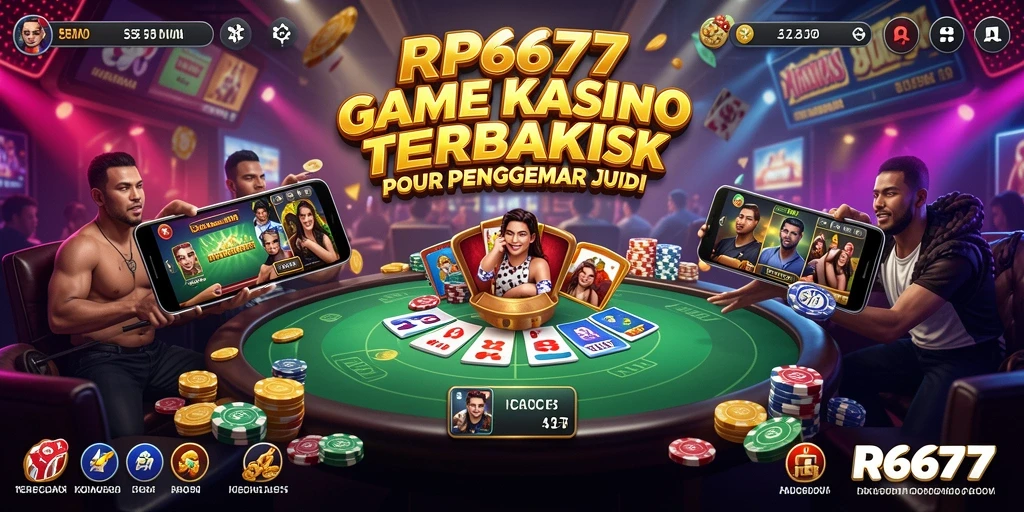 Tampilan menarik dari gameplay Kasino di RP6677.