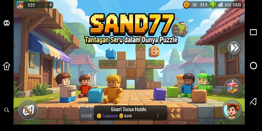 Tampilan gameplay SAND77 yang menarik dan penuh tantangan.
