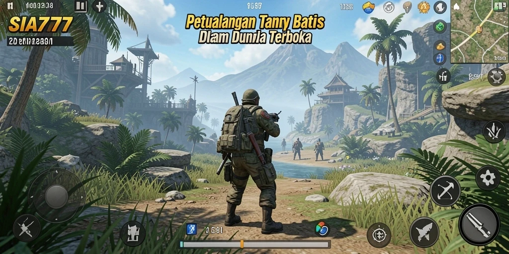Tampilan gameplay Open World yang memukau di SIA777.