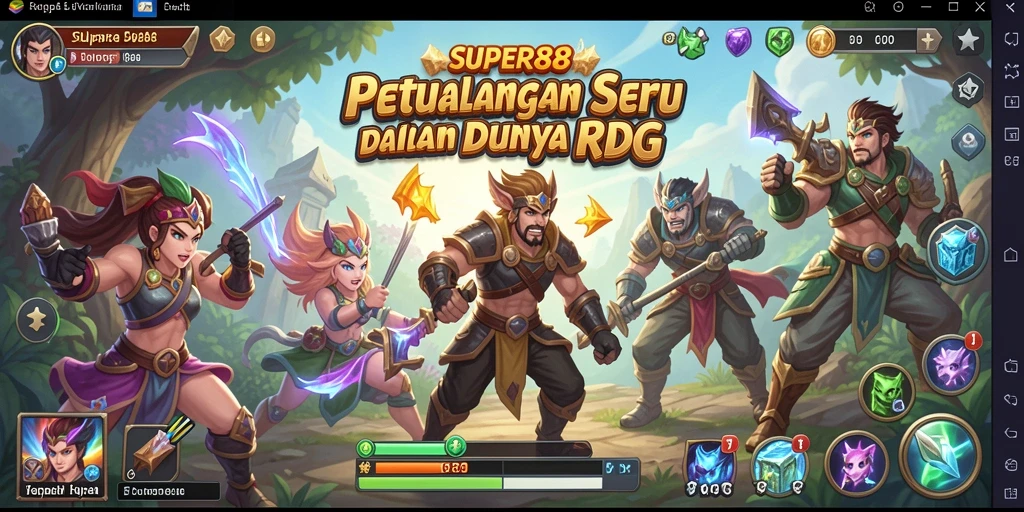Tampilan gameplay RPG yang menarik dan interaktif.