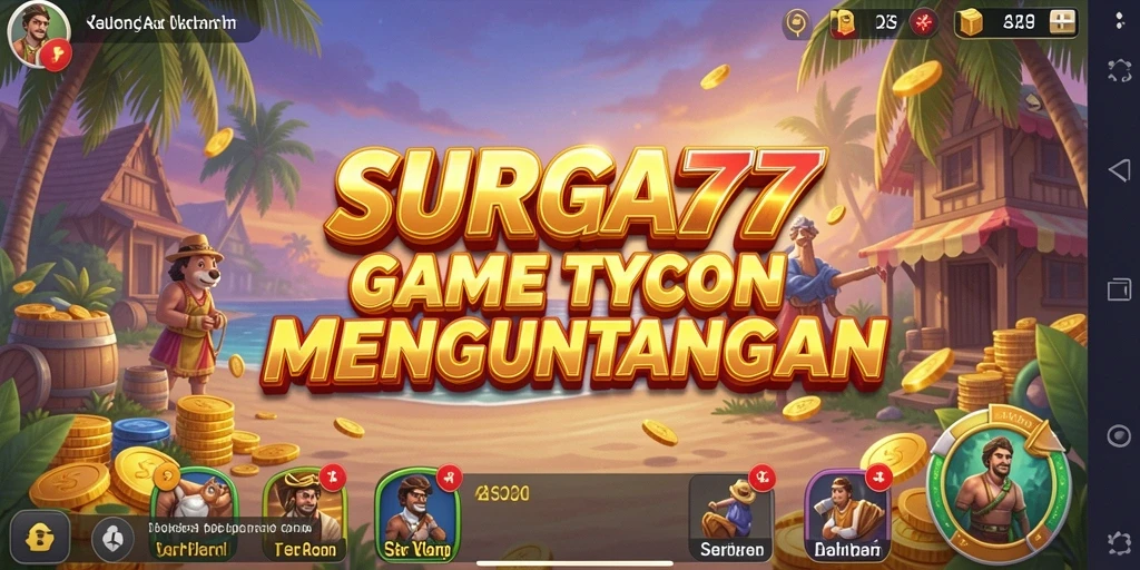Tampilan gameplay SURGA77 yang menyenangkan dan interaktif.